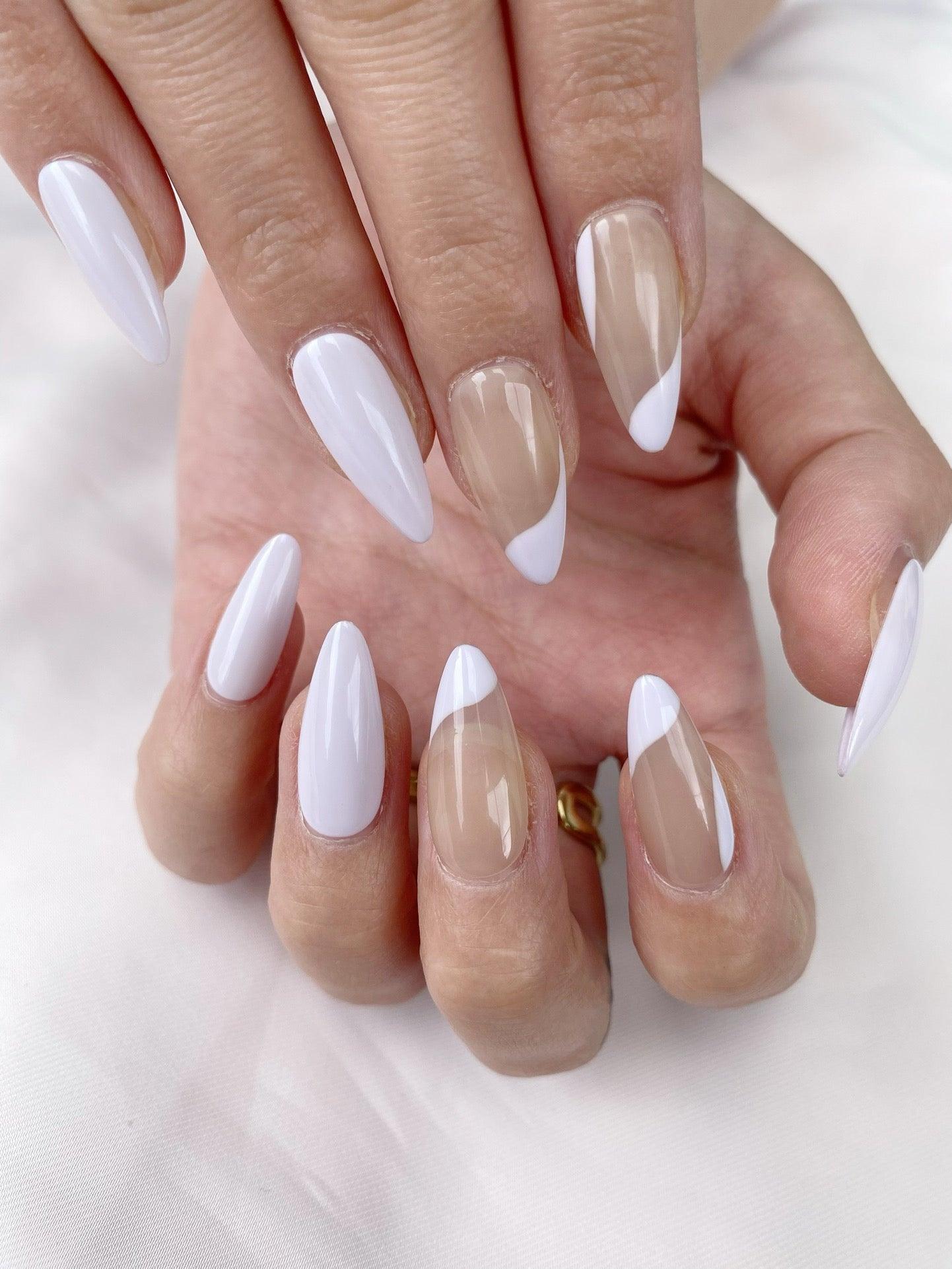 Frosted Sage - GO2NAIL LONG STILETTO PressOnNails