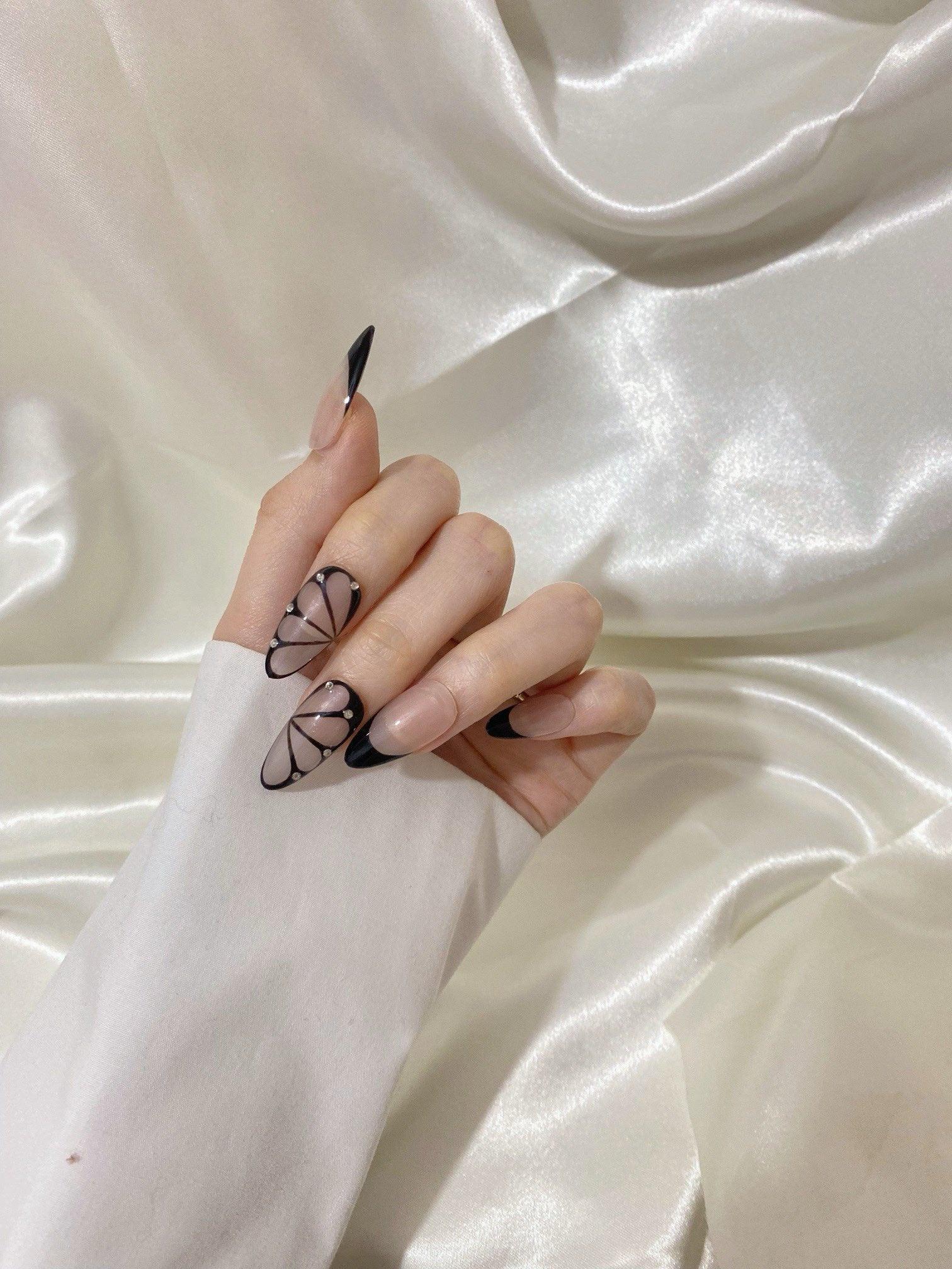Mono Wings - GO2NAIL LONG ALMOND PressOnNails