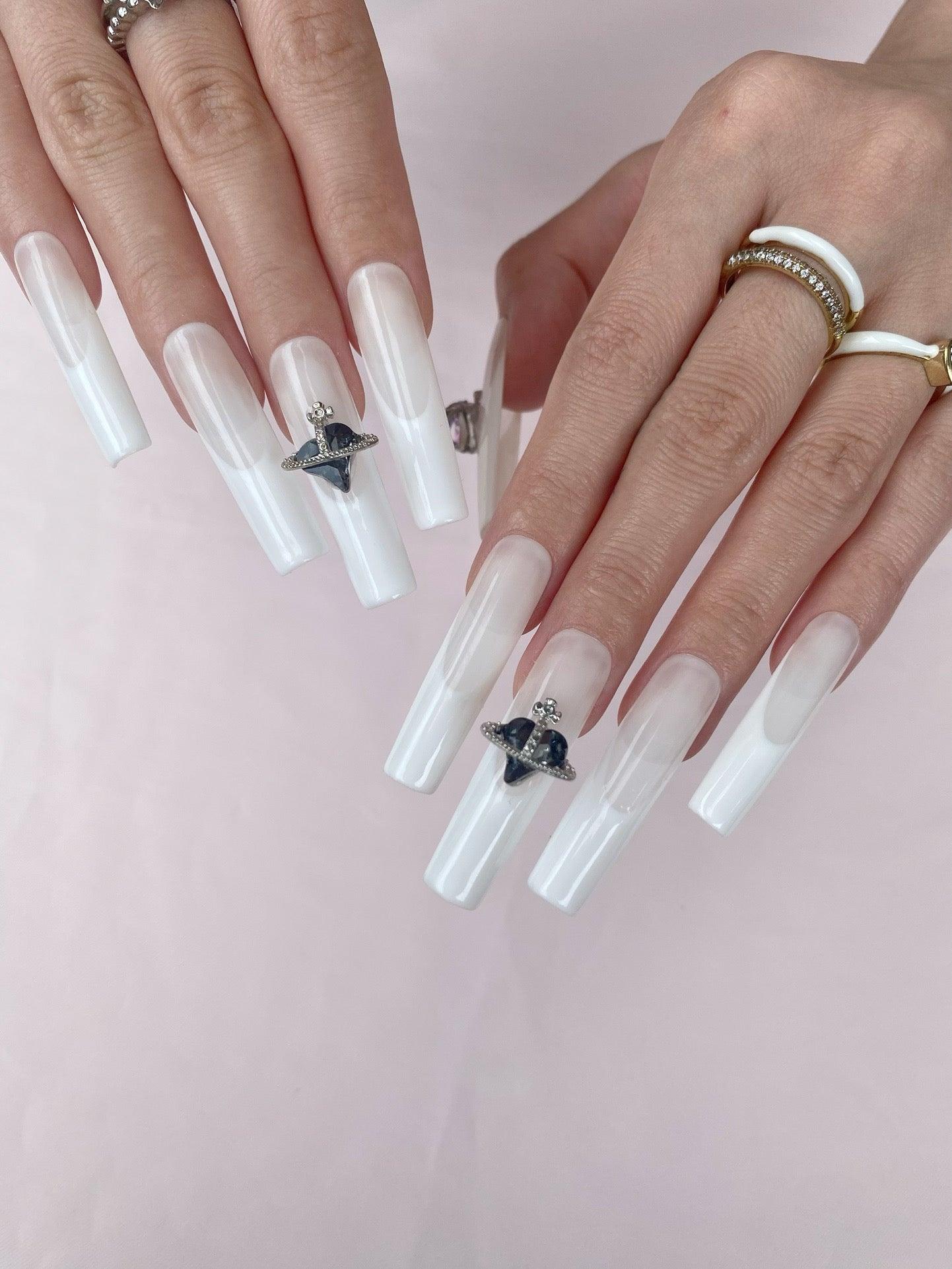 Nebula Love - GO2NAIL LONG COFFIN PressOnNails