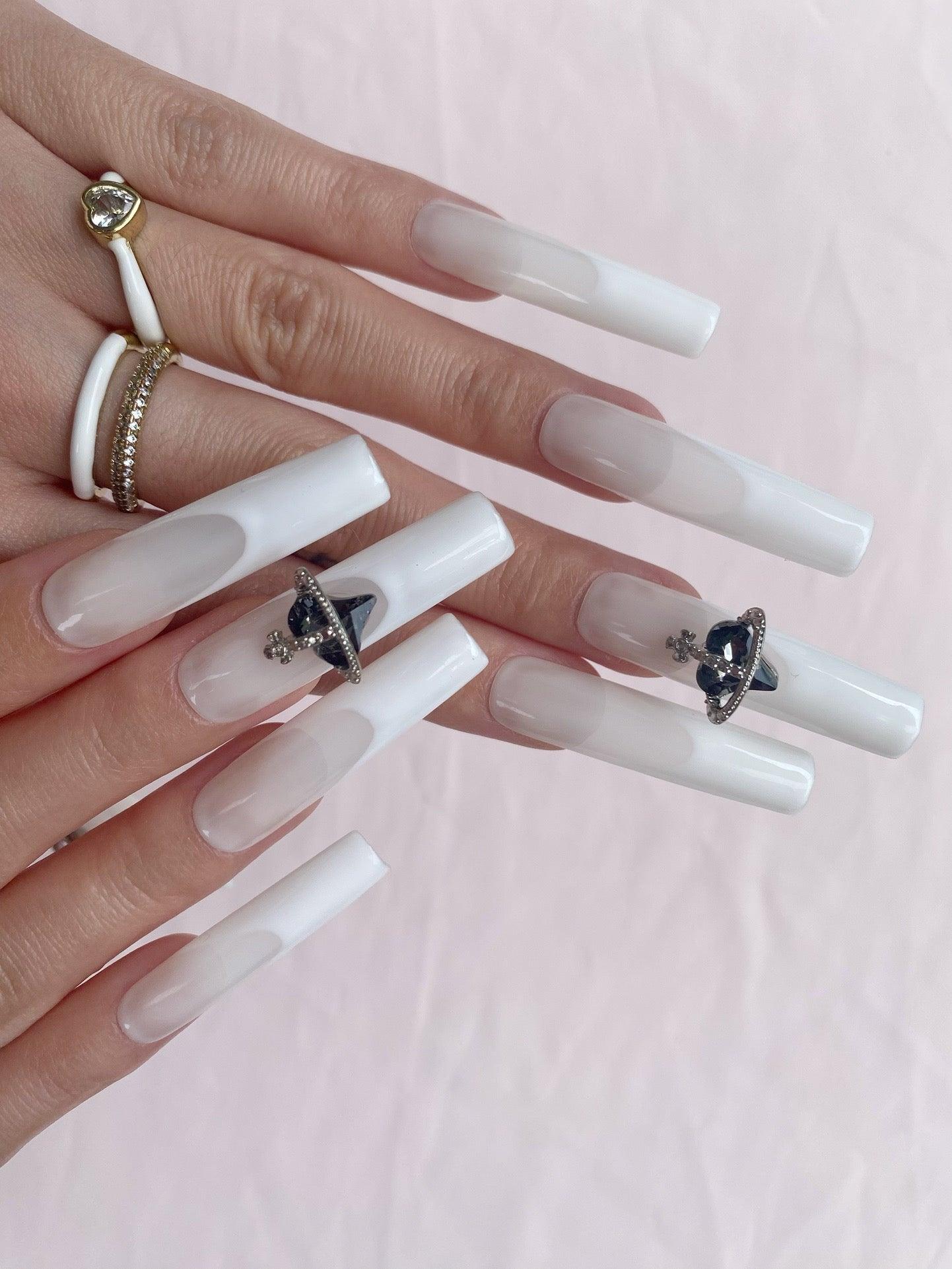 Nebula Love - GO2NAIL LONG COFFIN PressOnNails