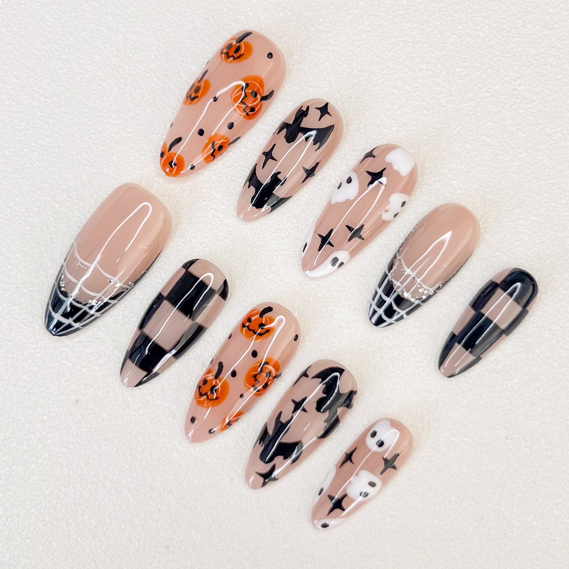 Spooky Chic - GO2NAIL LONG STILETTO PressOnNails