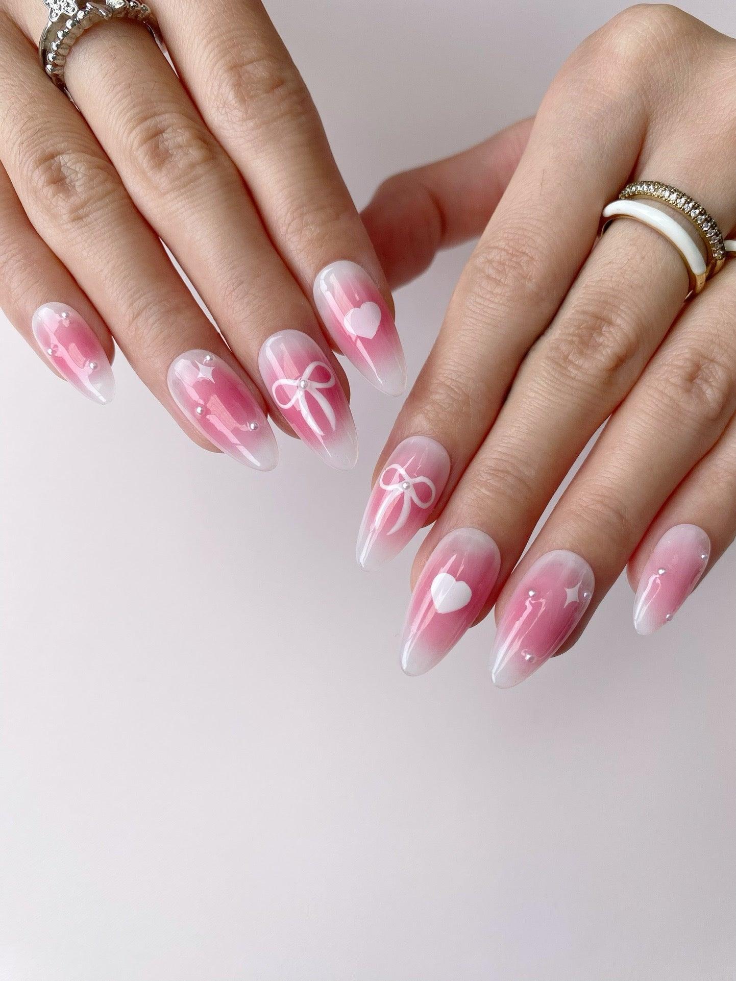 Sweet Charm - GO2NAIL MEDIUM ALMOND PressOnNails