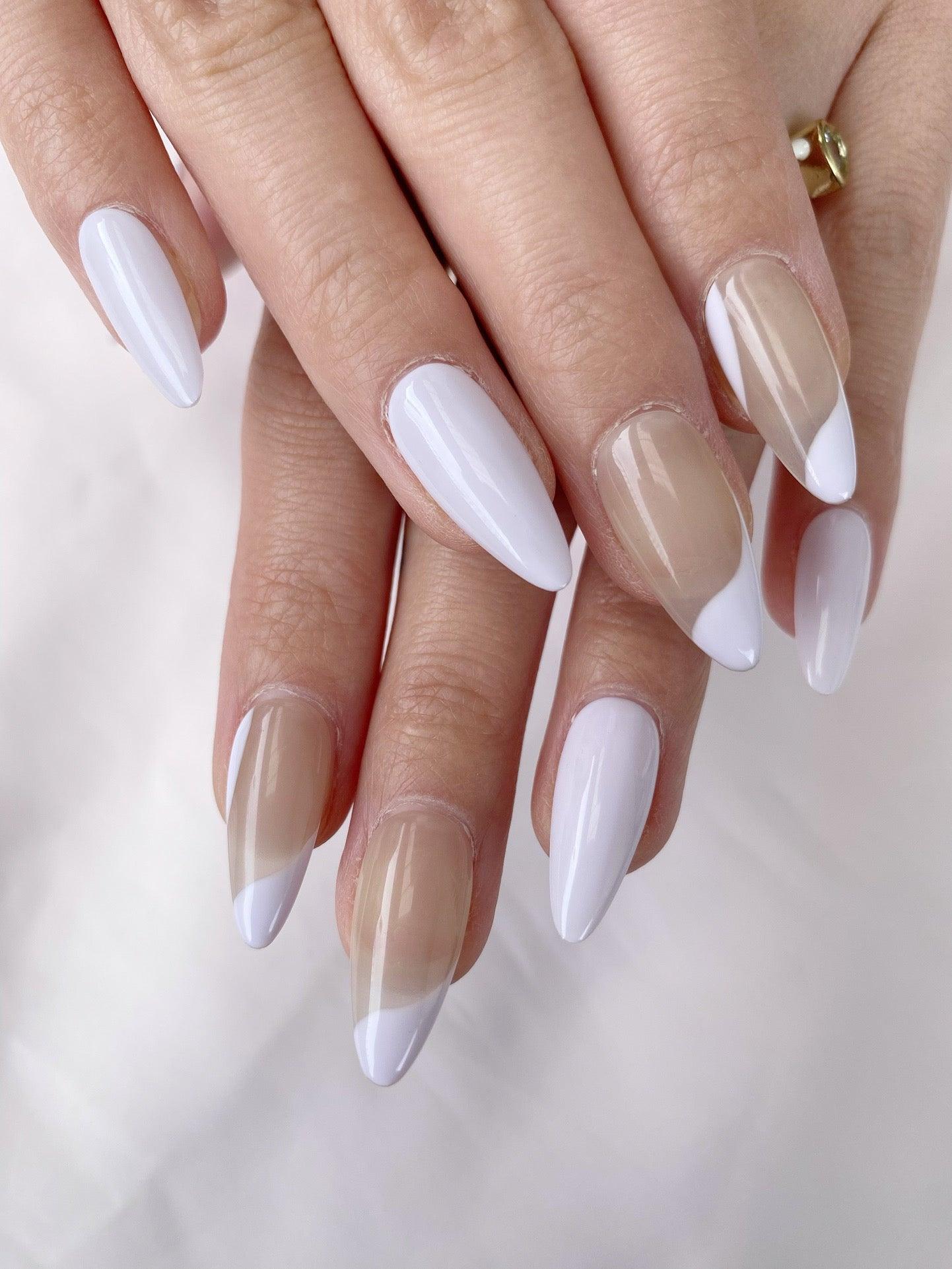 Frosted Sage - GO2NAIL  LONG STILETTO PressOnNails
