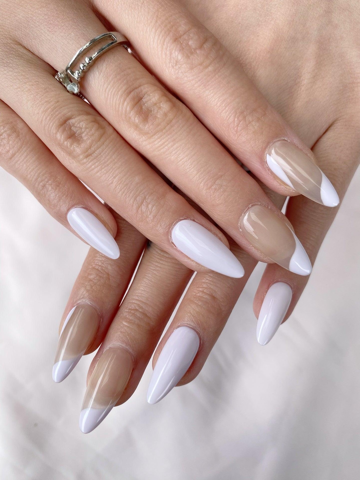 Frosted Sage - GO2NAIL  LONG STILETTO PressOnNails